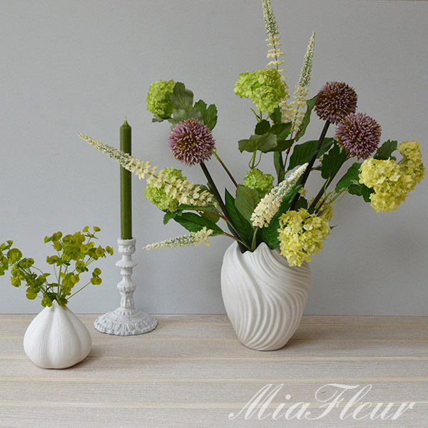 Artificial allium and buddleia bouquet- Audenza