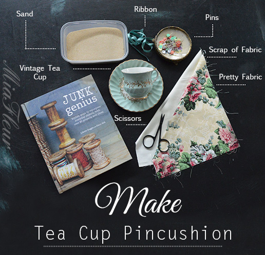How to make a Tea Cup Pincushion- Audenza
