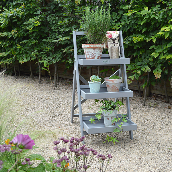 Plant stands are perfect in small gardens for styling your favourite potted plants- Audenza