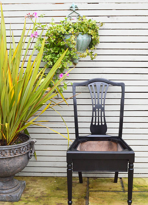 How to Make a Chair Planter- Audenza