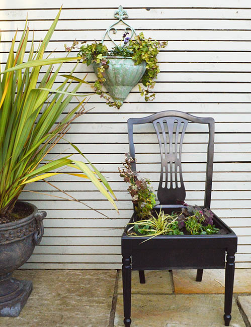 How to Make a Chair Planter- Audenza