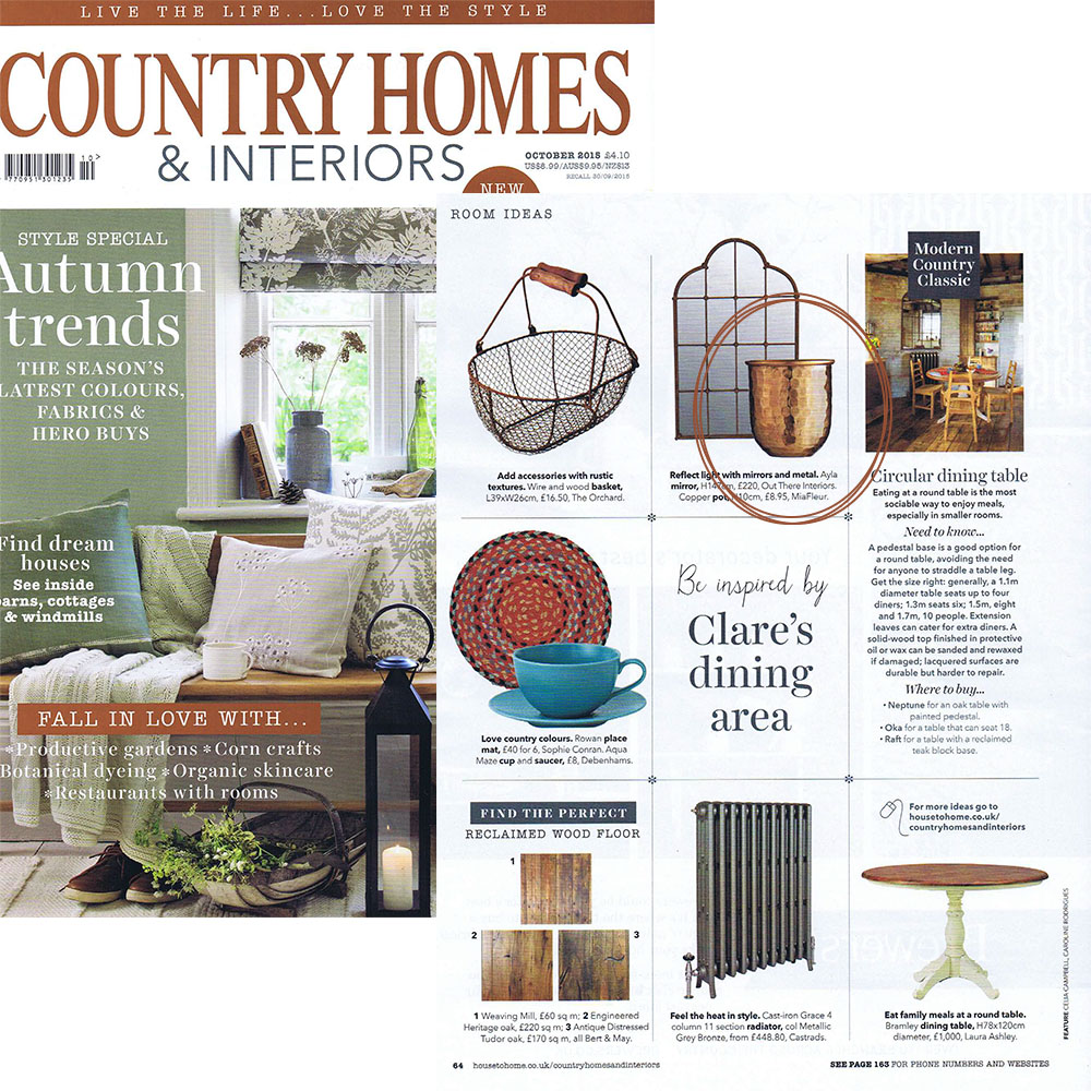 Country Homes and Interiors, October 2015