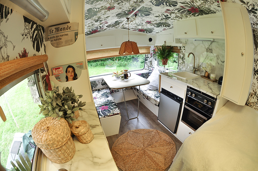 Glamorous, trendy and visually stunning are not words you hear too often in the caravan world. But along came ‘Brigitte’ – the glamavan who now calls St Tropez her home. Bought for £250 from eBay and transformed into a bohemian paradise by her owner, interior designer and blogger, Jane Ashton.