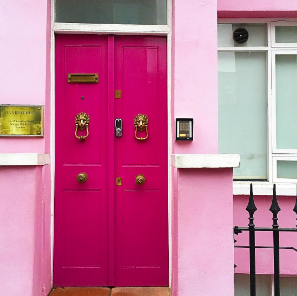 Blush, hot, peachy, soft, dazzling or pastel – whichever pink takes your fancy they are all delicious in their own way, and I think every home needs a touch of pink in celebration of such a glorious dreamy colour. This hot pink front door makes a real statement that’s certainly not to be forgotten.