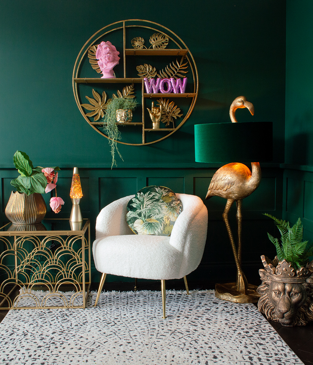 Interior design advice, how to choose decorative lighting, from quirky animal lamps, to tropical palm tree floor lights. Read our tips to help you choose lighting for your home.