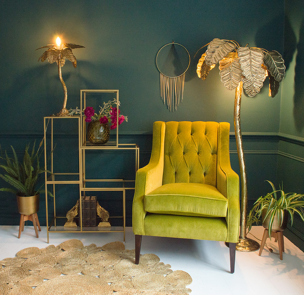 Interior design advice, how to choose decorative lighting, from quirky animal lamps, to tropical palm tree floor lights. Read our tips to help you choose lighting for your home.