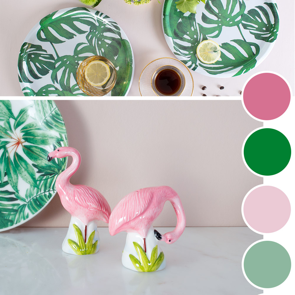 Pantone, the global colour forecasters, launched Rose Quartz as their 2016 colour of the year (along with serenity blue) and pastel pink has been gaining momentum as a strong trend in interiors ever since. Pair it with green for the perfect, on trend interior colour palette.