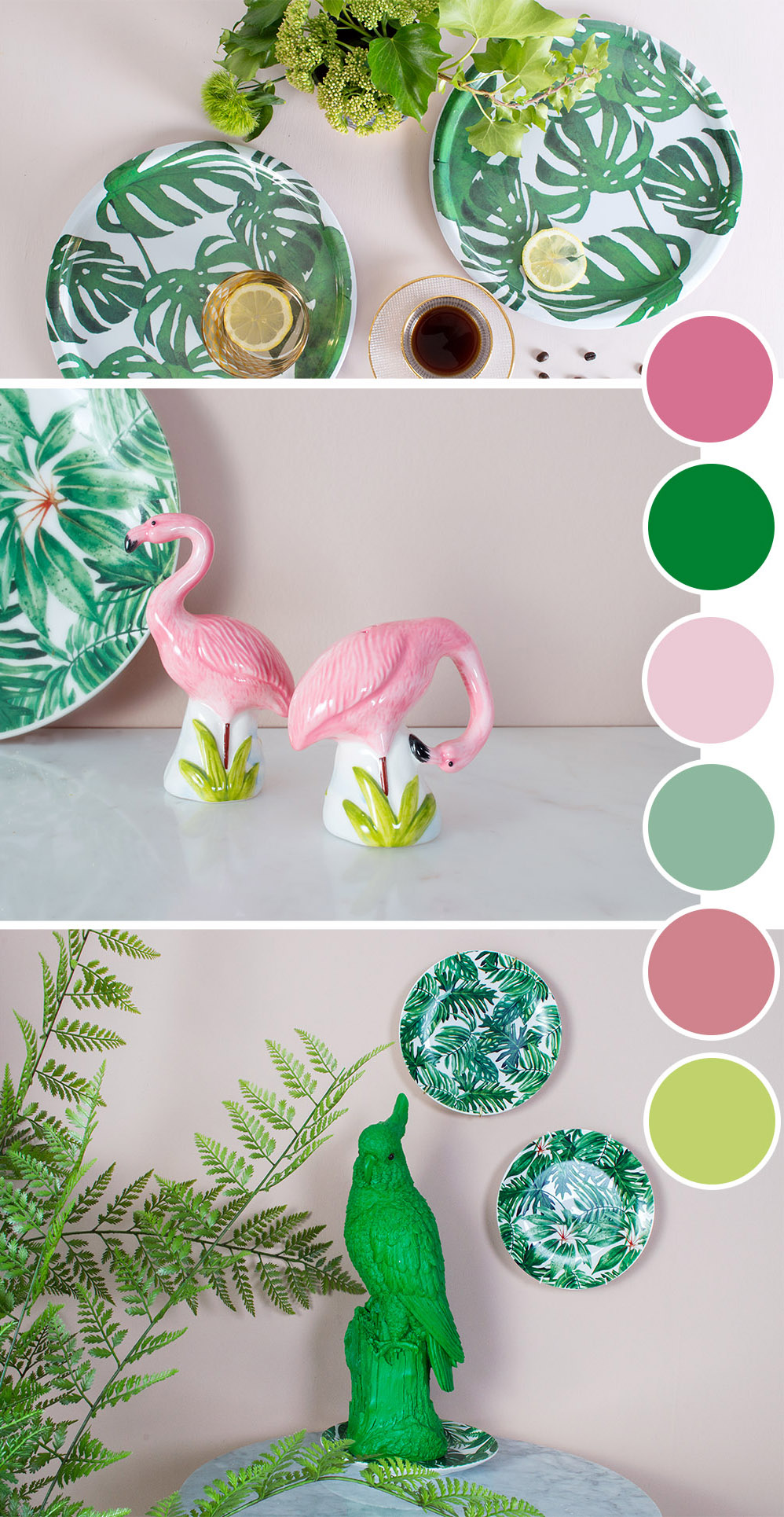 Pantone, the global colour forecasters, launched Rose Quartz as their 2016 colour of the year (along with serenity blue) and pastel pink has been gaining momentum as a strong trend in interiors ever since. Pair it with green for the perfect, on trend interior colour palette.