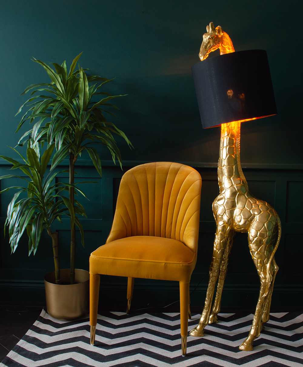 Interior design advice, how to choose lighting, from quirky animal lamps, to tropical palm tree floor lights. Read our tips to help you choose lighting for your home.