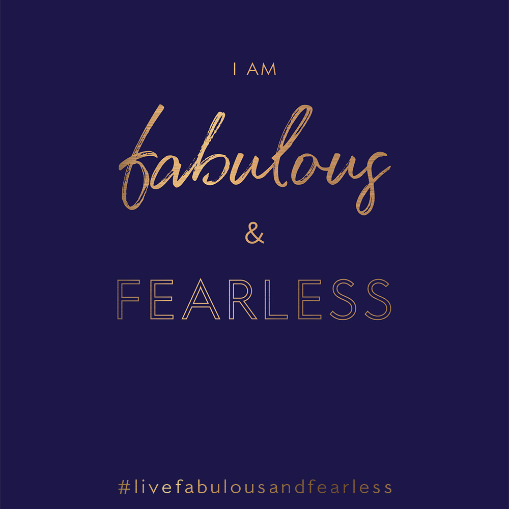 Join in with our new Instagram hashtag #livefabulousandfearless