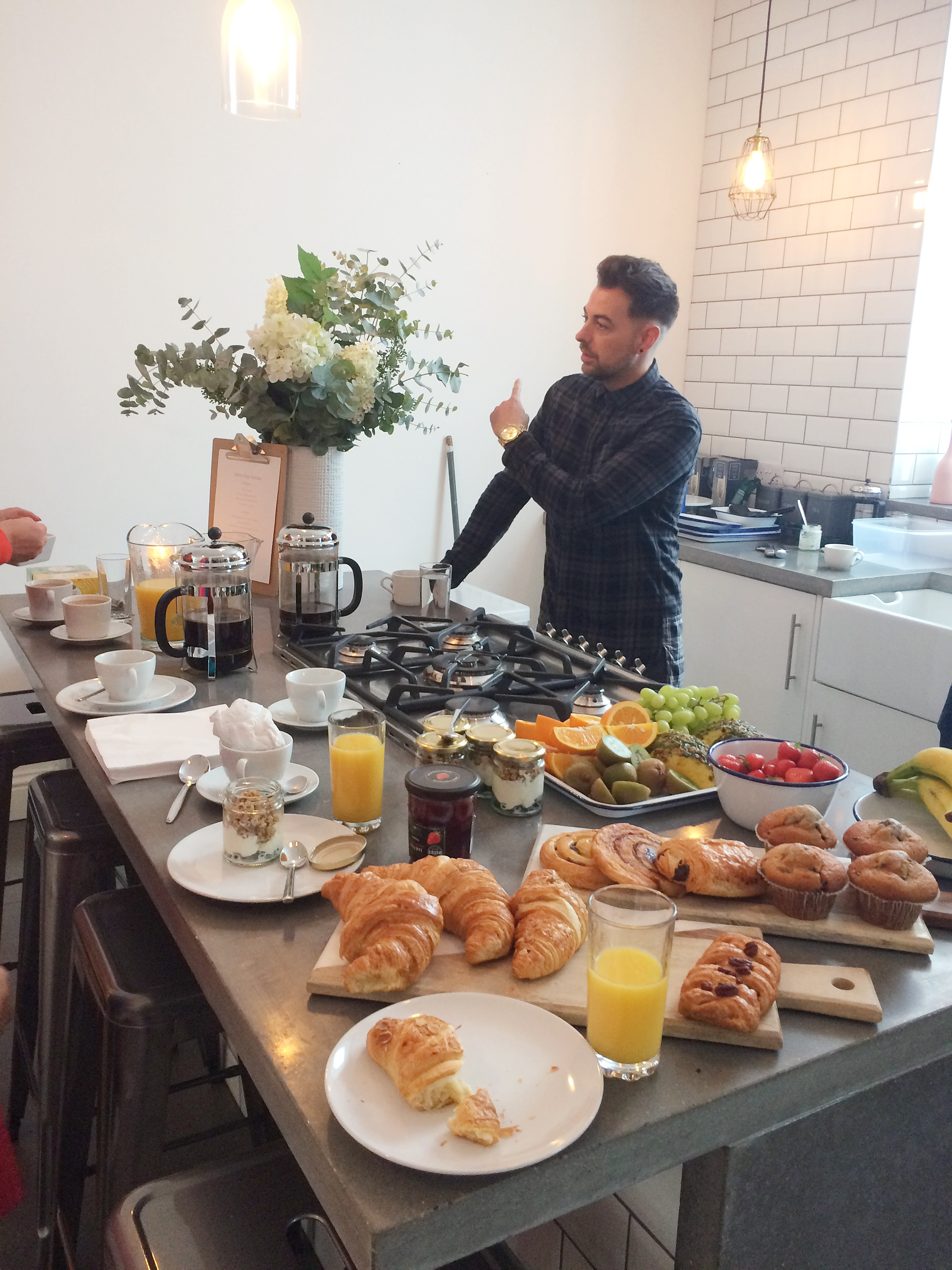 Interior design workshop: MartinMark Design. Breakfast spread