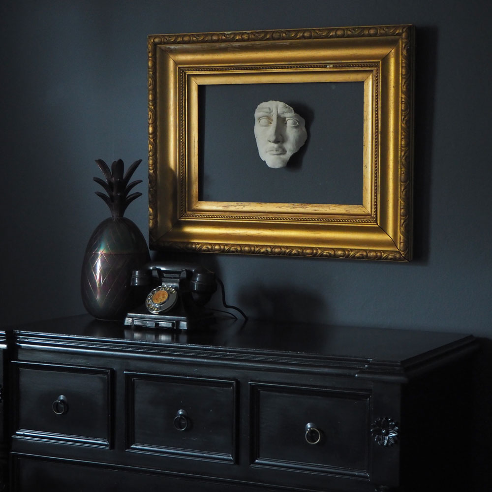 House Tour - Rachel Edmonds. Bedroom inspiration. Moody interiors. Dark, rich colours with gold accents