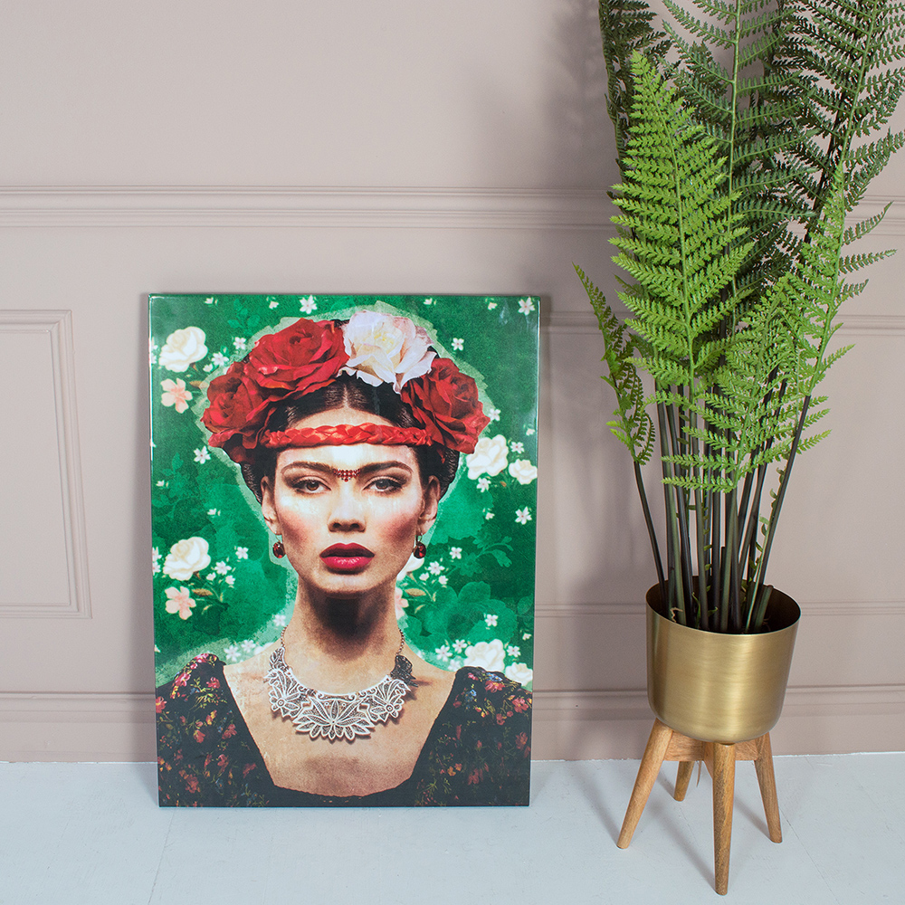 Audenza- Top 10 Cool Homewares Under £50. Vibrant wall art, Frida Kahlo print.