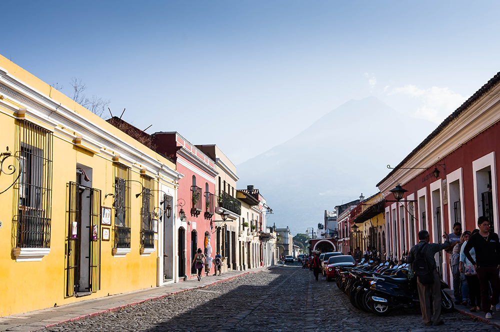 Destinations with colourful buildings-Antigua-Guatemala