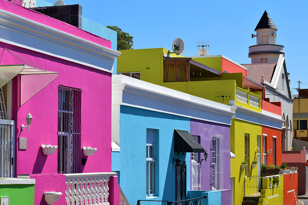 Destinations with colourful buildings- Bo-Kaap-Cape Town