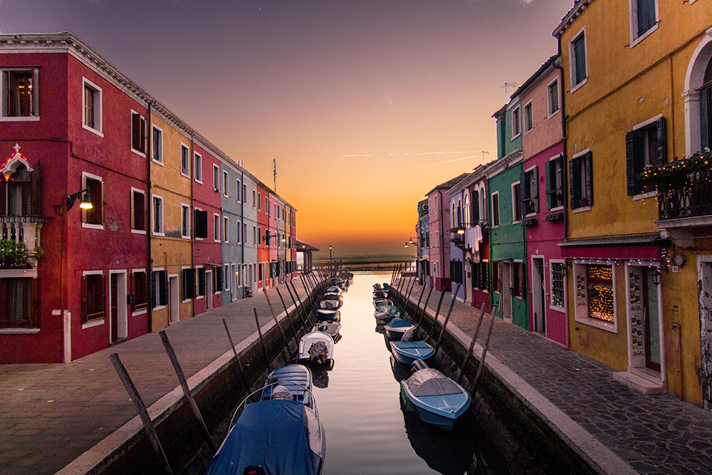 Destinations with colourful buildings- Burano-Italy