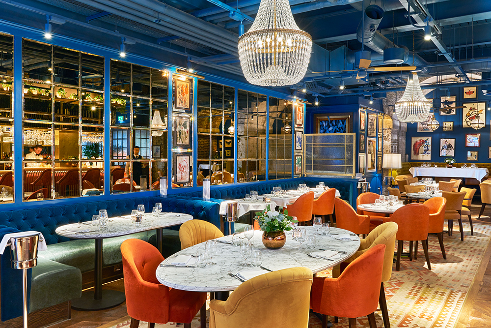Granary Square Brasserie- Inspiring London Restaurant Decor
