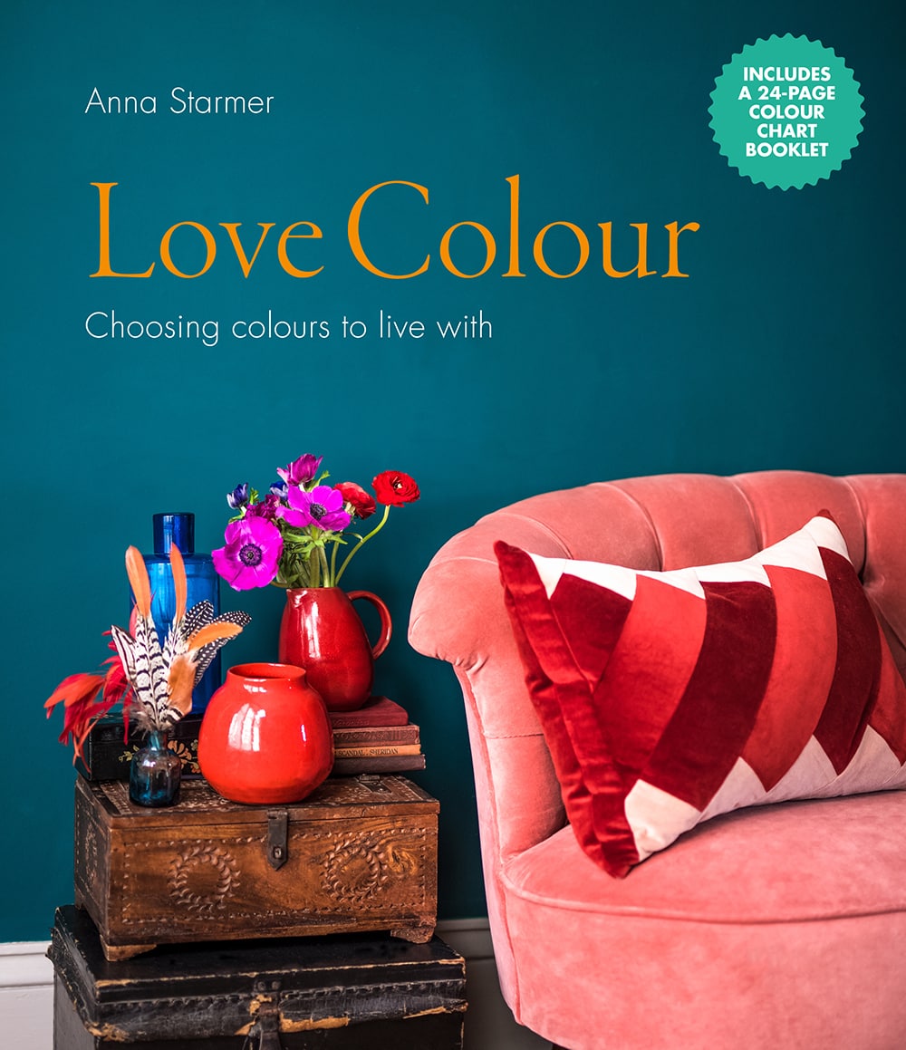 Book review- Love Colour: Choosing colours to live with, by Anna Starmer. 
