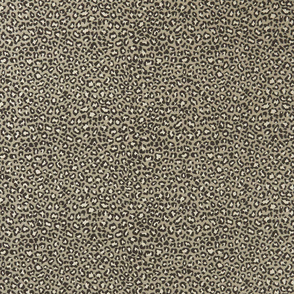 Beautiful leopard print fabric - Ocelot Noir by Clarke & Clarke