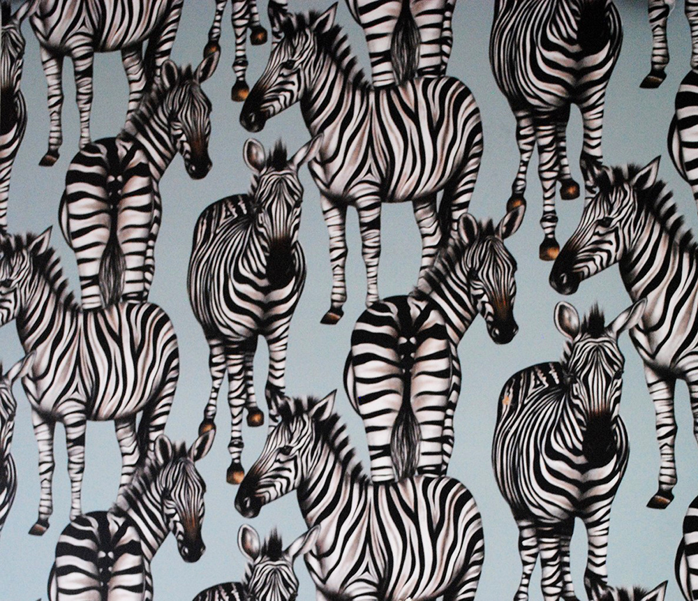 Zebra Fabric by Charlotte Jade
