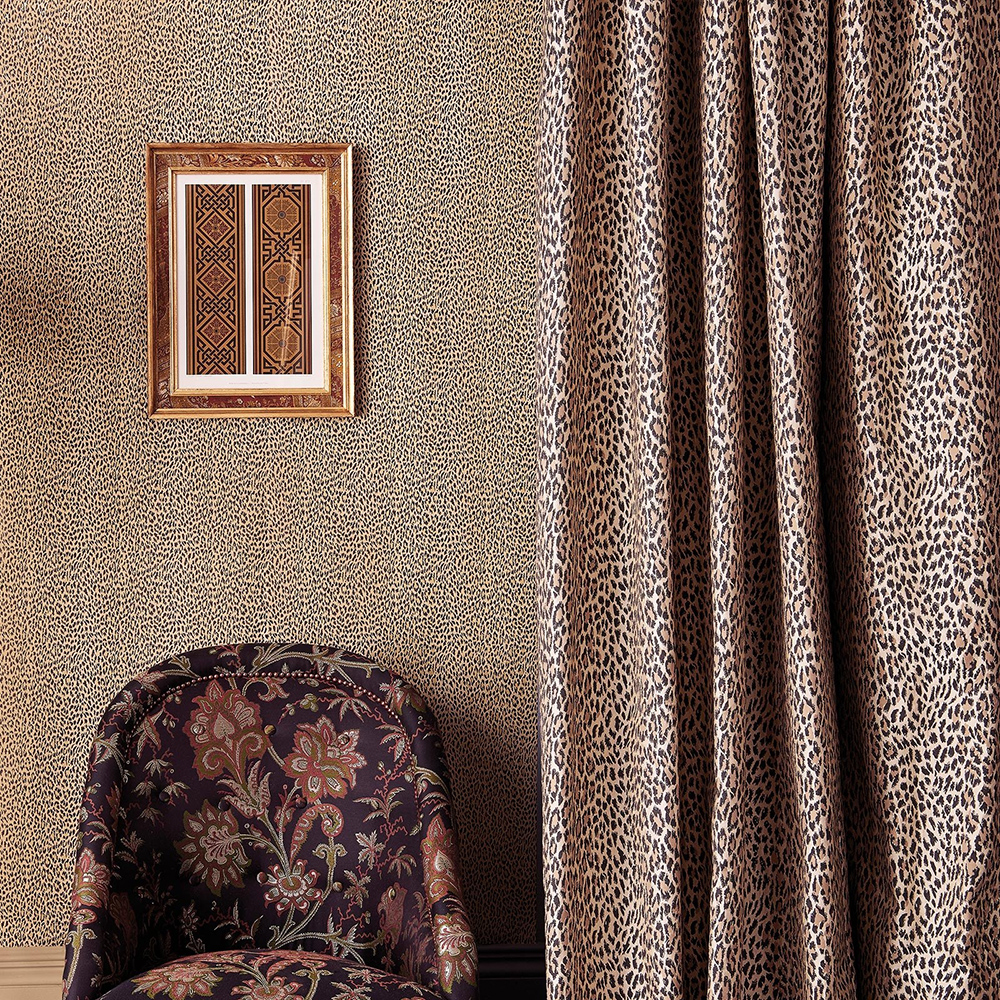 'Wild Card' Leopard Print Fabric by House of Hackney