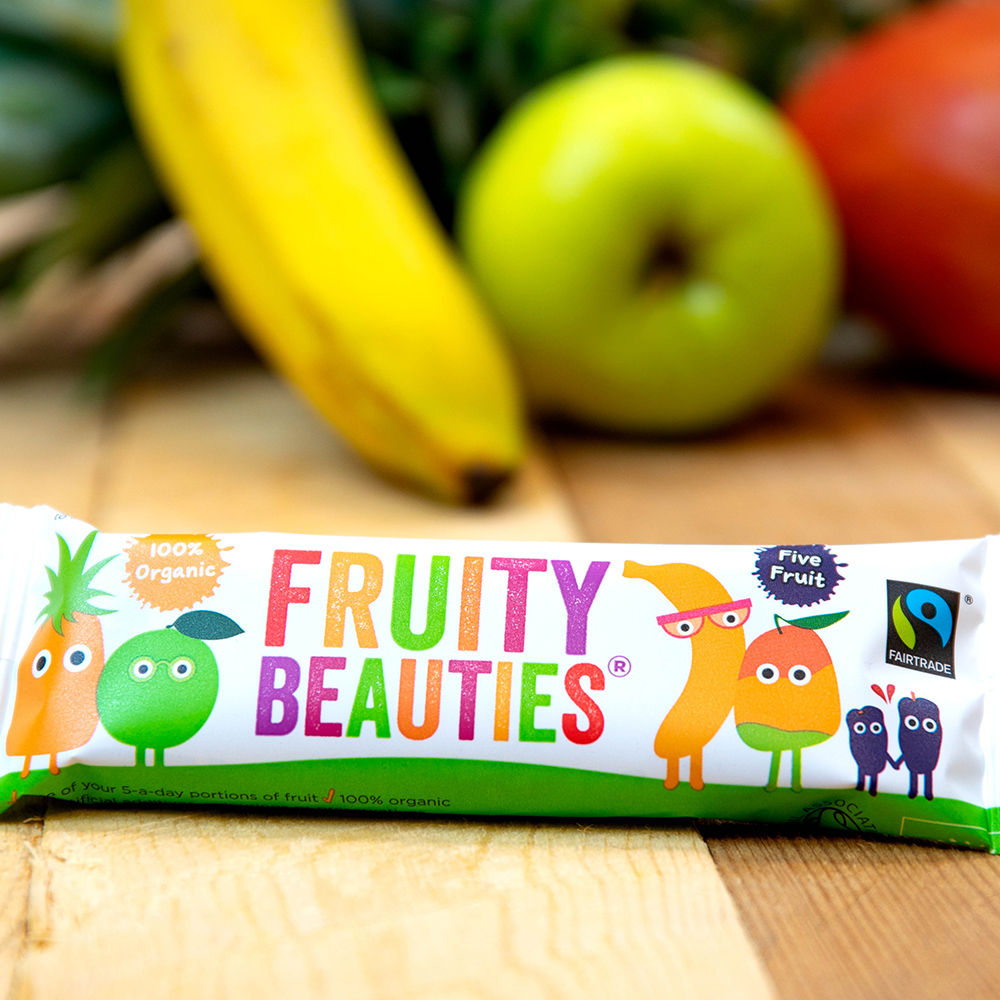 Interview with Alicia and Lucy from Fruity Beauties. Their Five Fruit snack bars are organic and Fairtrade and now stocked in Ocado.