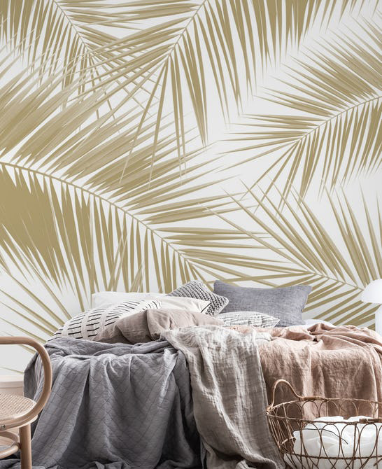 Happy Wall – Palms Gold Cali Vibes 8 Wall Mural
