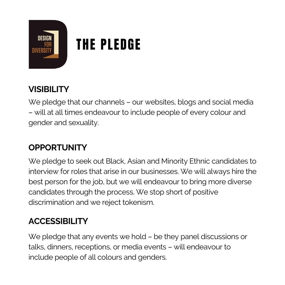 Design for Diversity - The Pledge