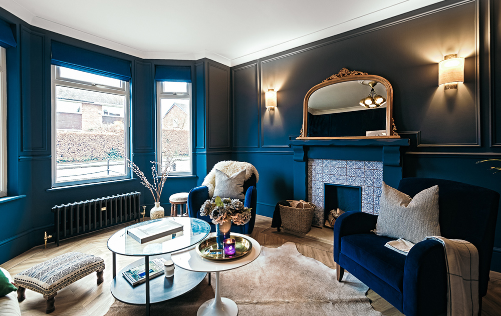 An Elegant and Timeless Period Home for all Navy Blue Interiors