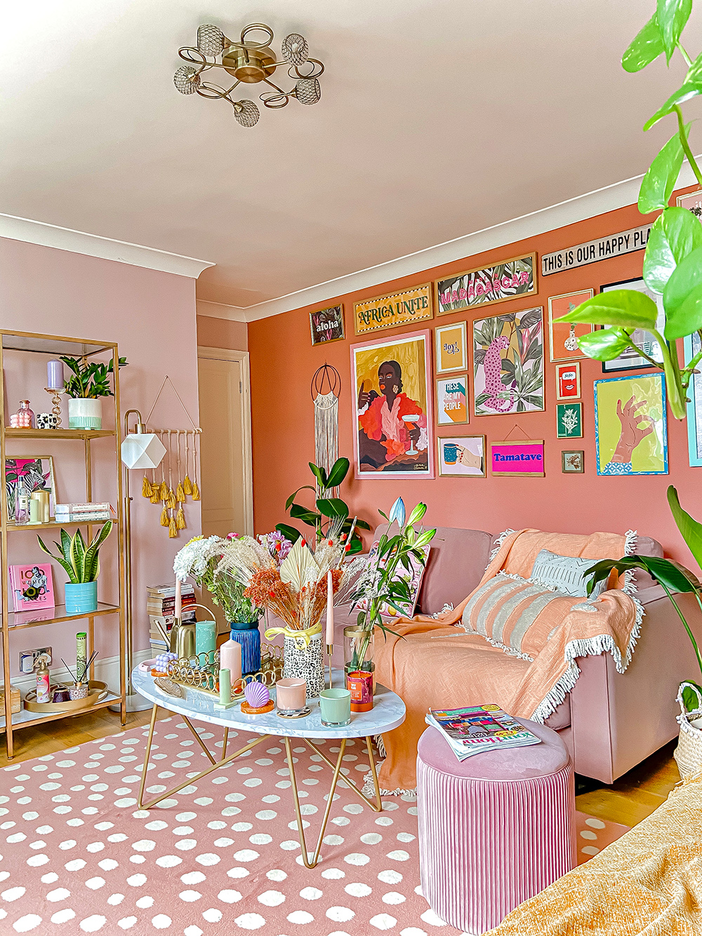 Incredible Pink Living Room Ideas And Designs